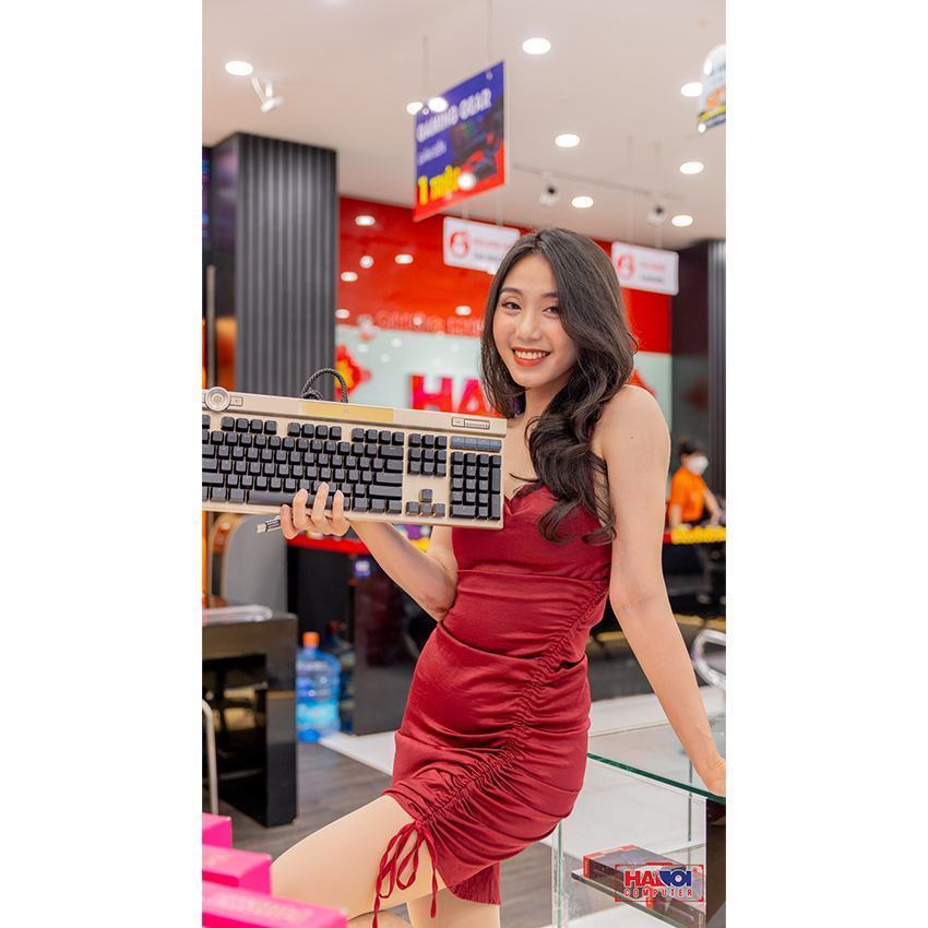 MCLMC Bàn phím cơ Corsair K100 RGB Midnight Gold Optical switch