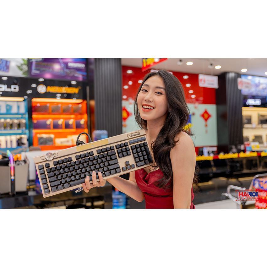 MCLMC Bàn phím cơ Corsair K100 RGB Midnight Gold Optical switch