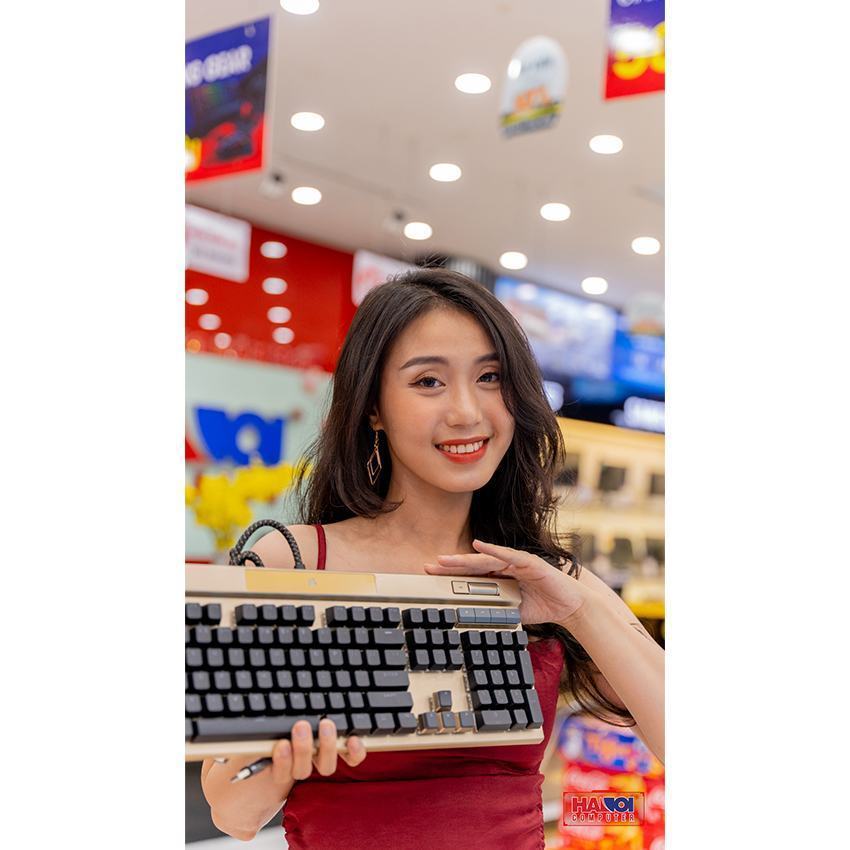 MCLMC Bàn phím cơ Corsair K100 RGB Midnight Gold Optical switch