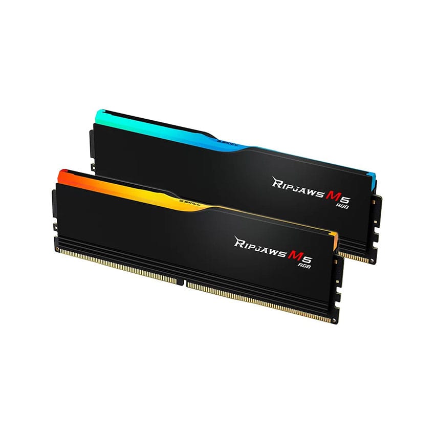 Ram Desktop Gskill RIPJAWS M5 RGB (F5-5200J4040A32GX2-RM5RK) 64GB (2 x 32GB) DDR5 5200MHz