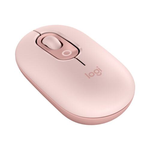 Chuột không dây Logitech Pop Mouse with EMOJI màu Hồng