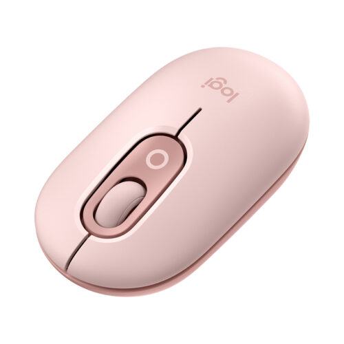 Chuột không dây Logitech Pop Mouse with EMOJI màu Hồng