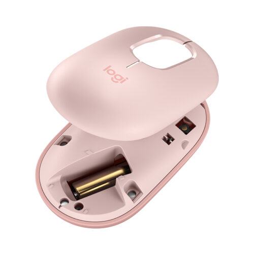 Chuột không dây Logitech Pop Mouse with EMOJI màu Hồng