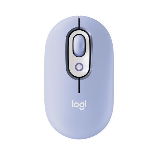 Chuột không dây Logitech Pop Mouse with EMOJI màu Tím Lilac