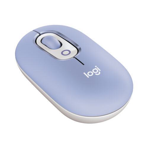 Chuột không dây Logitech Pop Mouse with EMOJI màu Tím Lilac