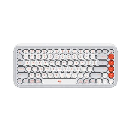 Bàn phím cơ không dây Logitech POP ICON Keys màu Trắng