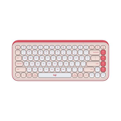 Bàn phím cơ không dây Logitech POP ICON Keys màu Hồng