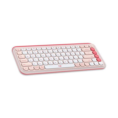 Bàn phím cơ không dây Logitech POP ICON Keys màu Hồng