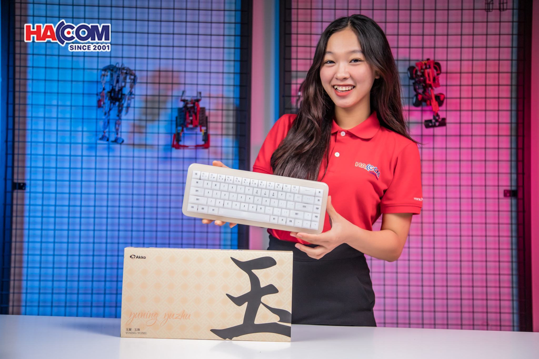 MCLMC Bàn phím AKKO YU01 White Jade