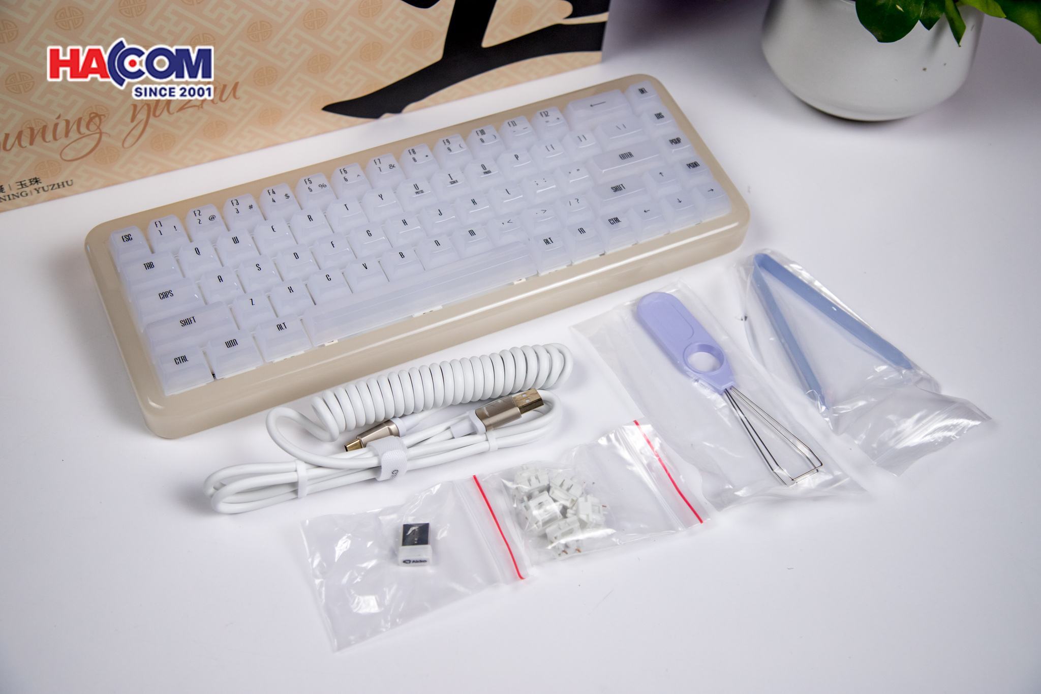 LMC Bàn phím AKKO YU01 White Jade