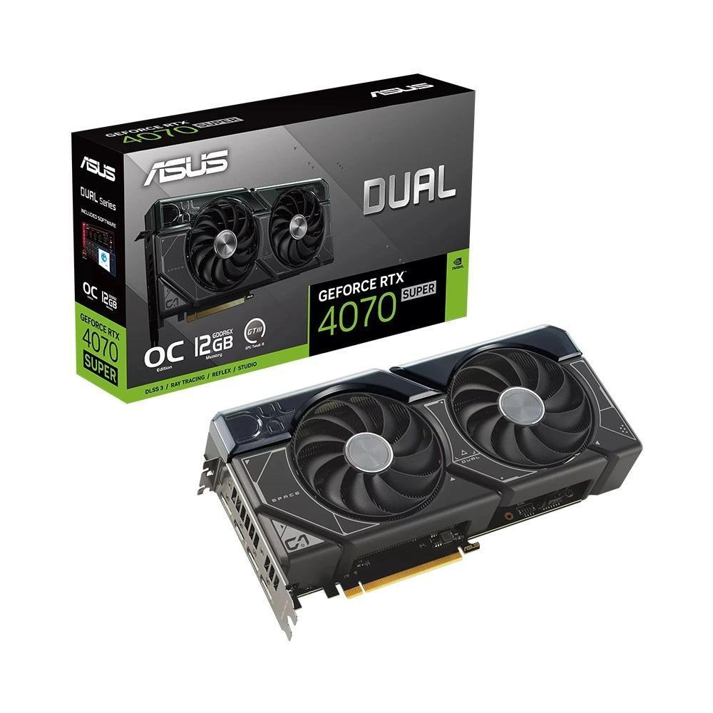Card màn hình Asus DUAL RTX 4070 SUPER-O12G-EVO