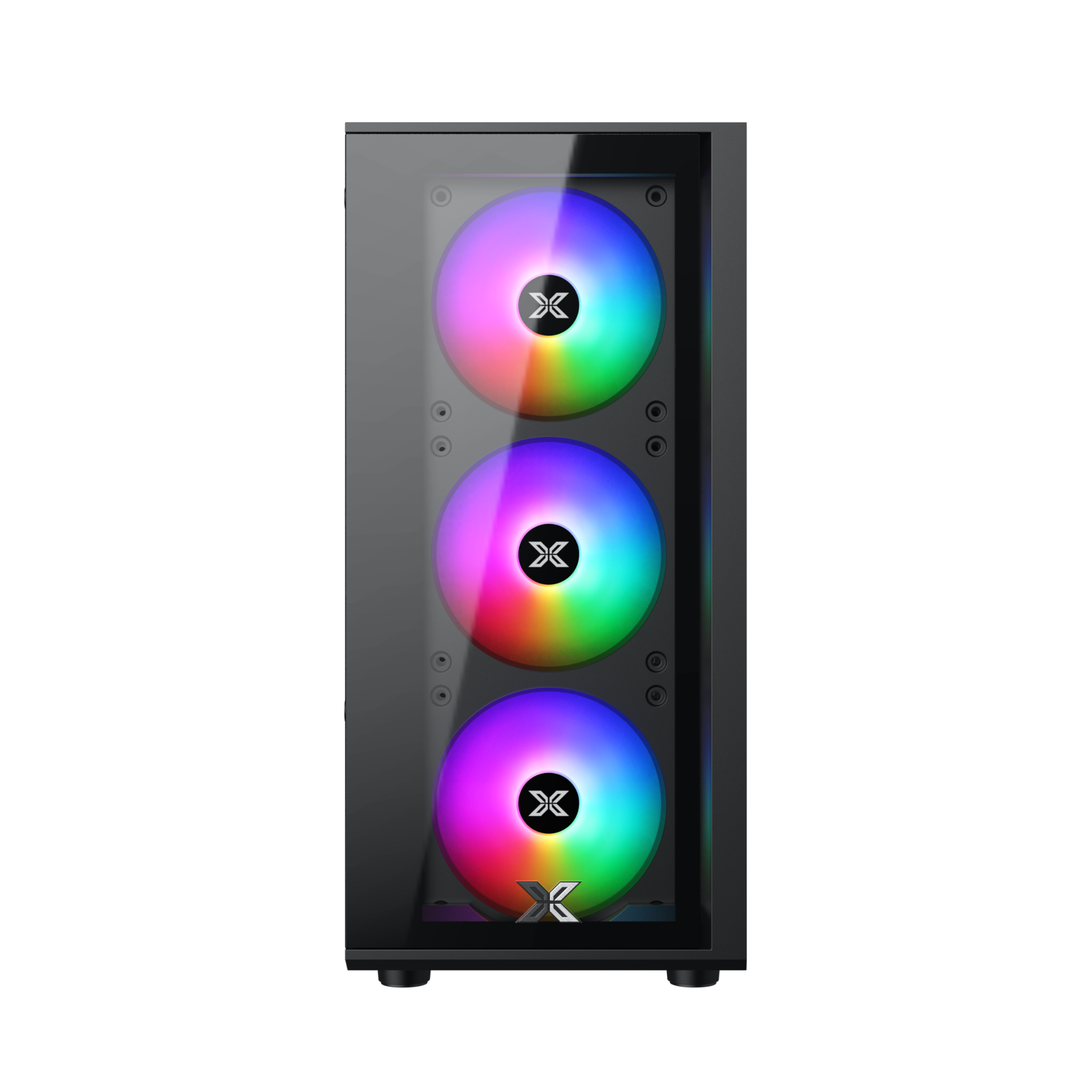 Vỏ case XIGMATEK MYX 3F (mATX/Màu đen/3 fan)