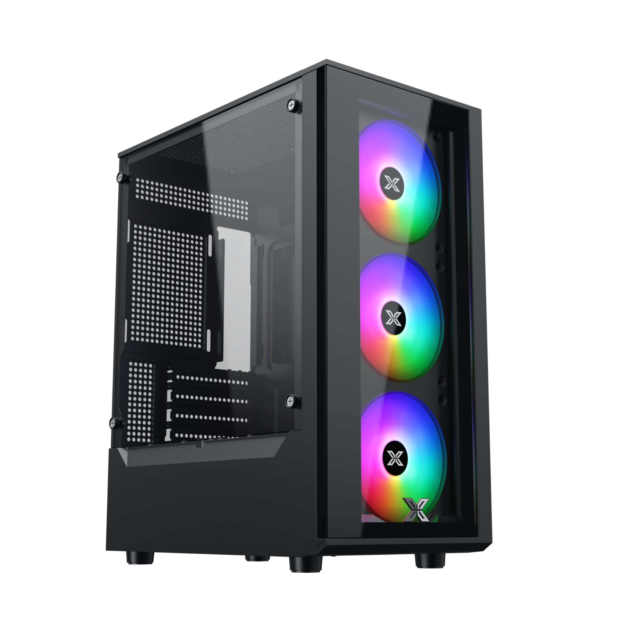 Vỏ case XIGMATEK MYX 3F (mATX/Màu đen/3 fan)