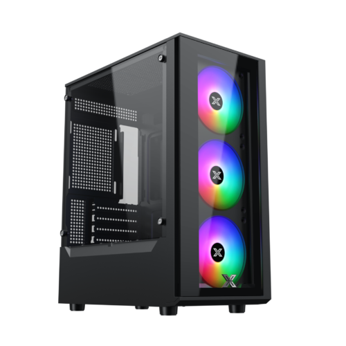 Vỏ case XIGMATEK MYX 3F (mATX/Màu đen/3 fan)