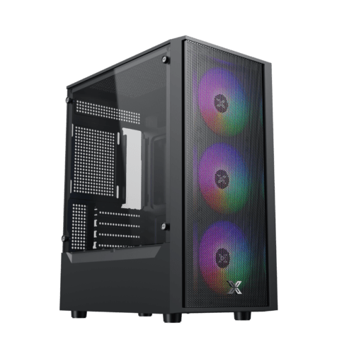 Vỏ case XIGMATEK MYX AIR 3F (mATX/Màu đen/3 fan)