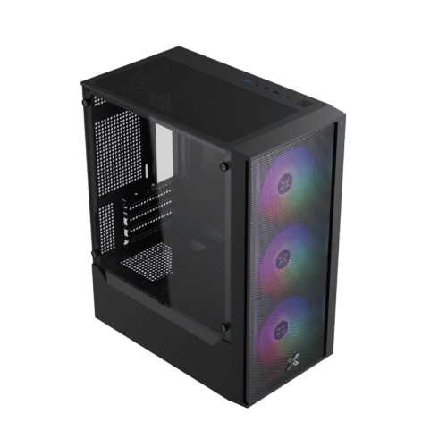 Vỏ case XIGMATEK MYX AIR 3F (mATX/Màu đen/3 fan)