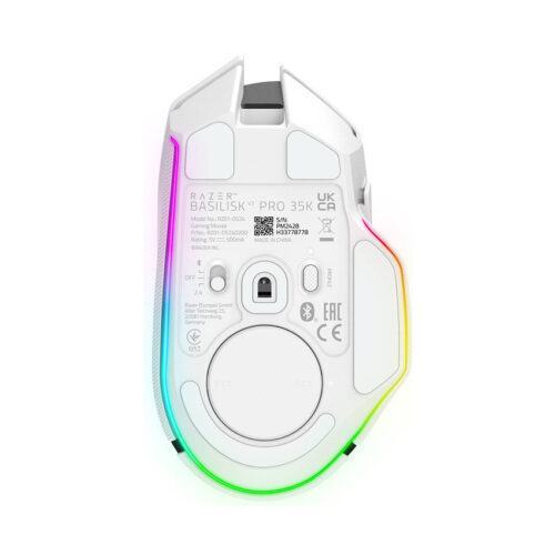 Chuột gaming không dây Razer Basilisk V3 Pro 35K - White Edition (RZ01-05240200-R3A1)