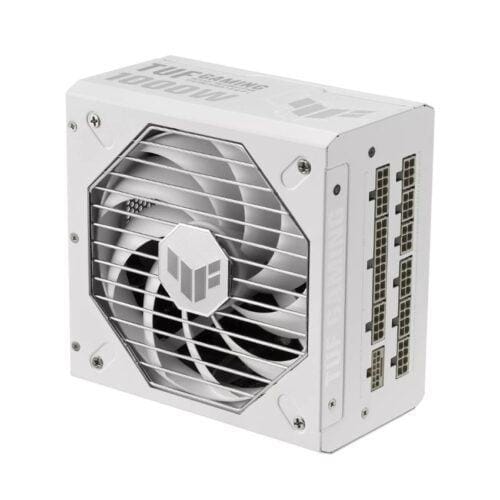 Nguồn Asus TUF Gaming 1000G WHITE - 1000W ( ATX3.0/Pci Gen 5.0 /80 Plus Gold/Full Modular)