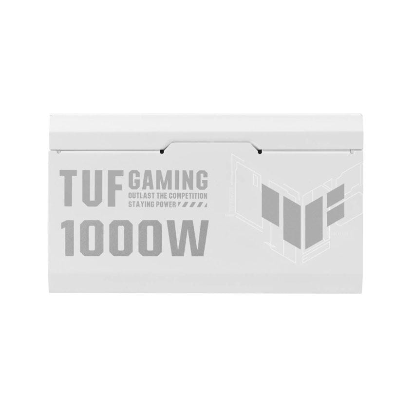 Nguồn Asus TUF Gaming 1000G WHITE - 1000W ( ATX3.0/Pci Gen 5.0 /80 Plus Gold/Full Modular)