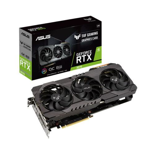Card màn hình Asus TUF RTX 3070-O8G-GAMING - Cũ đẹp (Box)