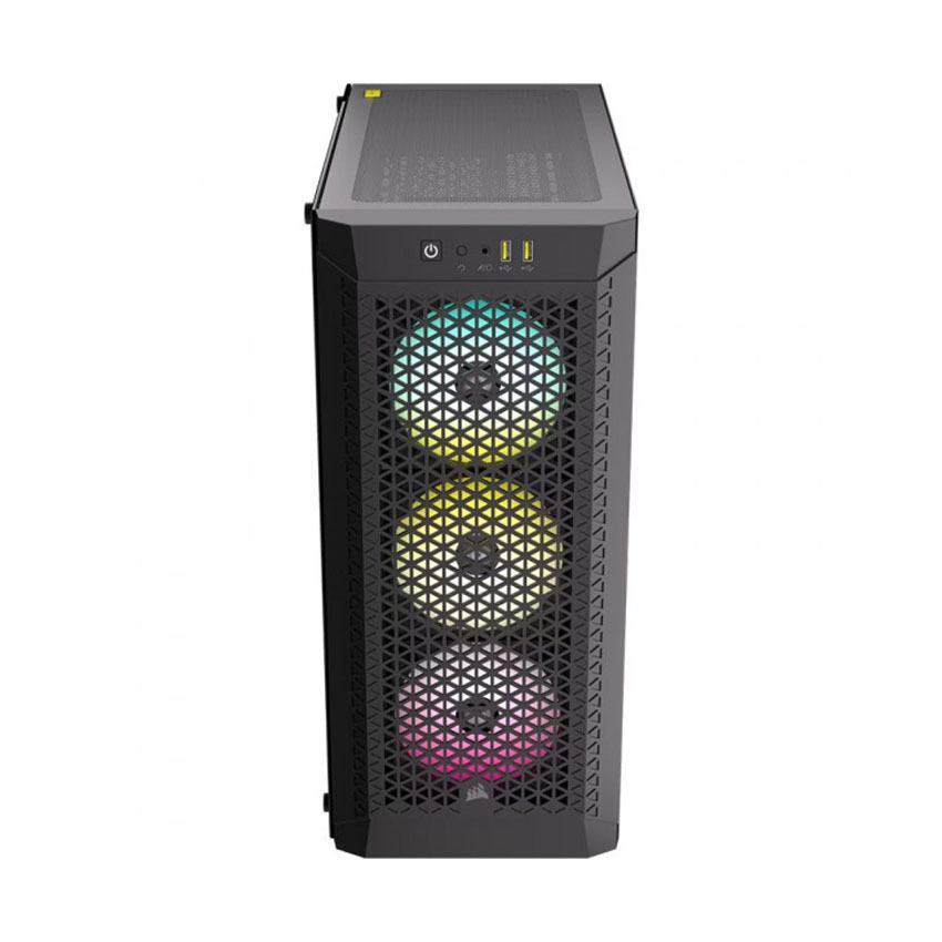 Vỏ máy tính Corsair 480T RGB AIRFLOW Black (ATX/Mid tower/3 fan)