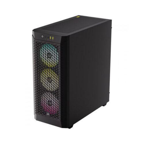 Vỏ máy tính Corsair 480T RGB AIRFLOW Black (ATX/Mid tower/3 fan)