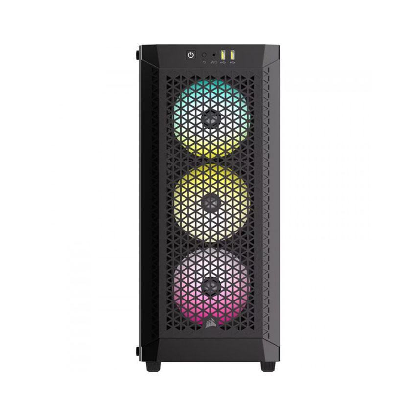 Vỏ máy tính Corsair 480T RGB AIRFLOW Black (ATX/Mid tower/3 fan)