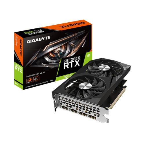 Card màn hình Gigabyte RTX 3050 WINDFORCE OC V2 8G
