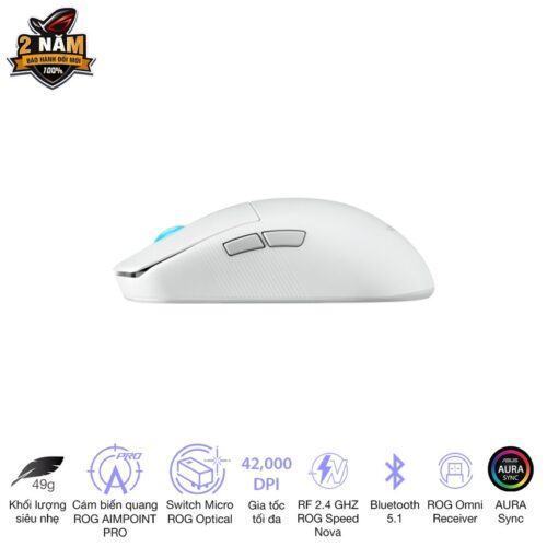 Chuột Gaming Asus ROG Harpe Ace Mini White