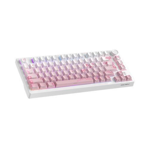 Bàn phím cơ Gaming Dareu EK75 PRO Sakura Pink