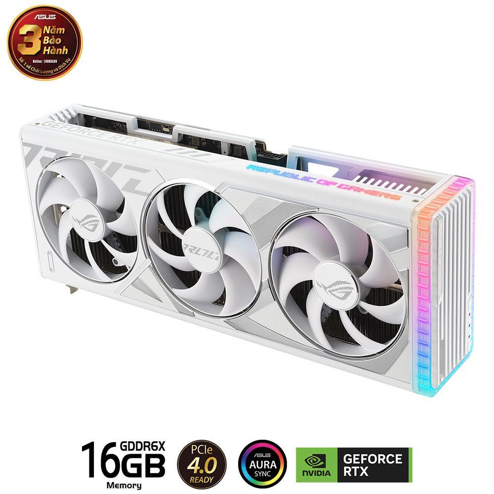 Card màn hình Asus ROG STRIX RTX 4080 SUPER-16G-WHITE (