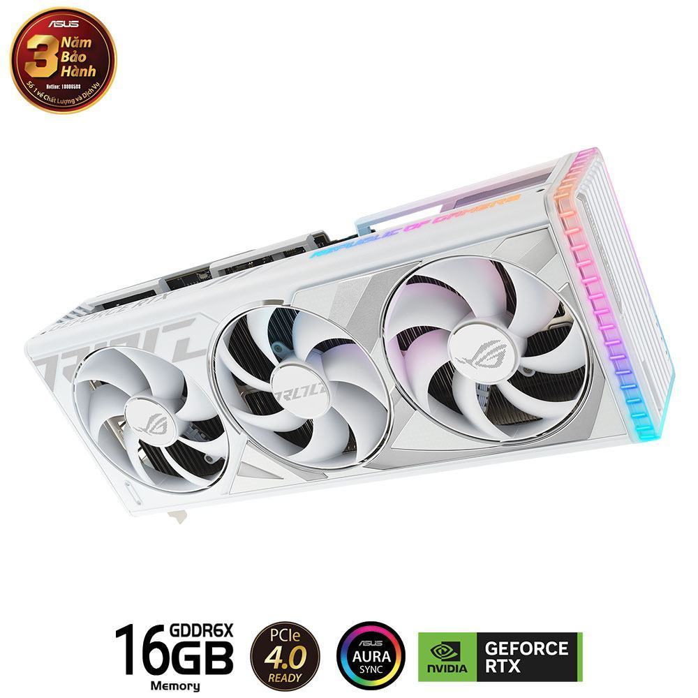 Card màn hình Asus ROG STRIX RTX 4080 SUPER-16G-WHITE (