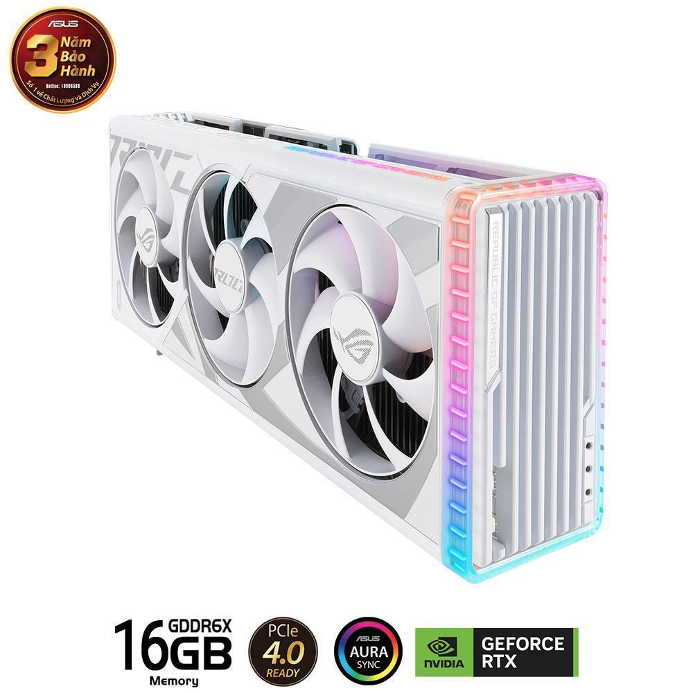 Card màn hình Asus ROG STRIX RTX 4080 SUPER-16G-WHITE (