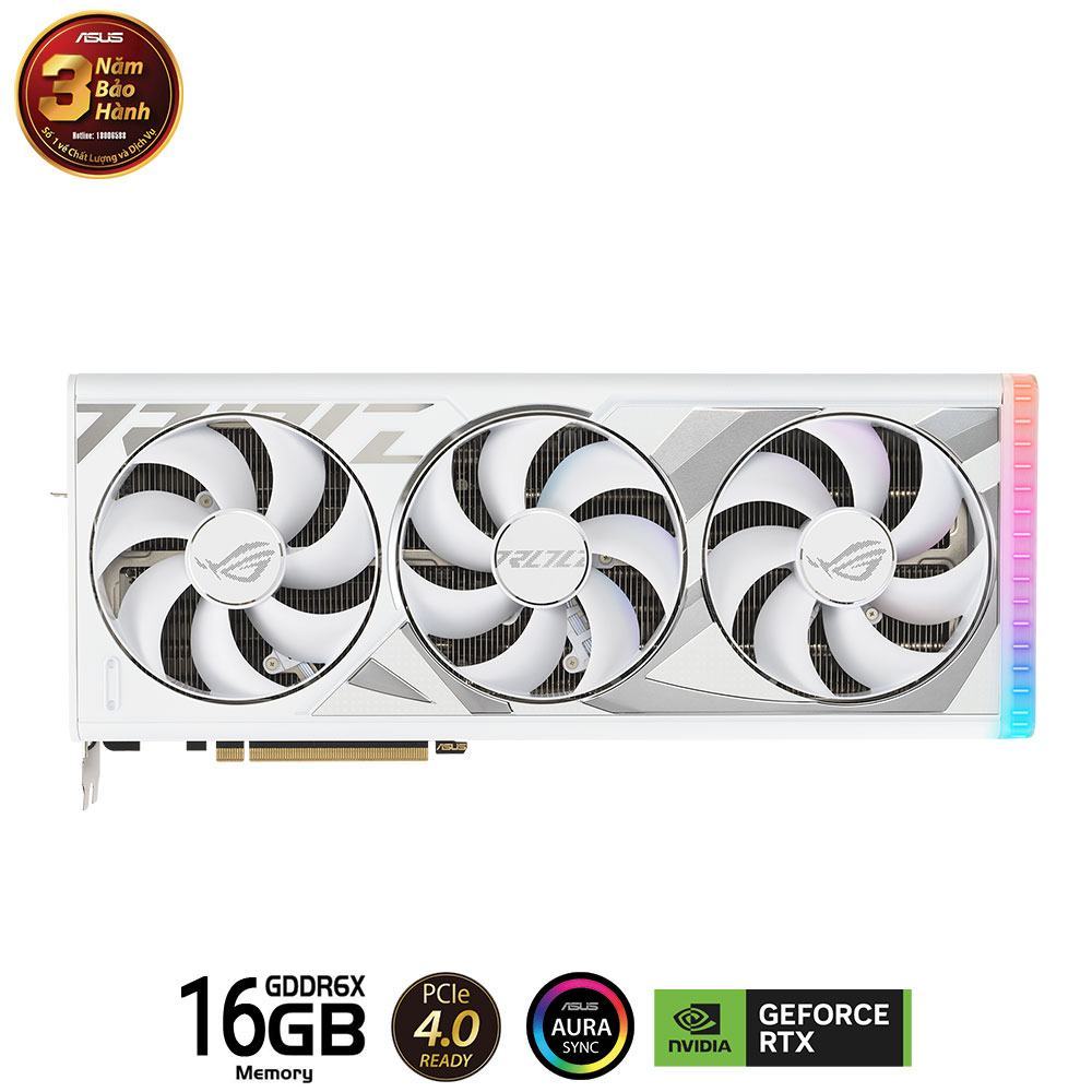Card màn hình Asus ROG STRIX RTX 4080 SUPER-16G-WHITE (