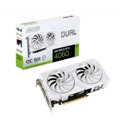 Card màn hình Asus DUAL RTX 4060-O8G-EVO WHITE