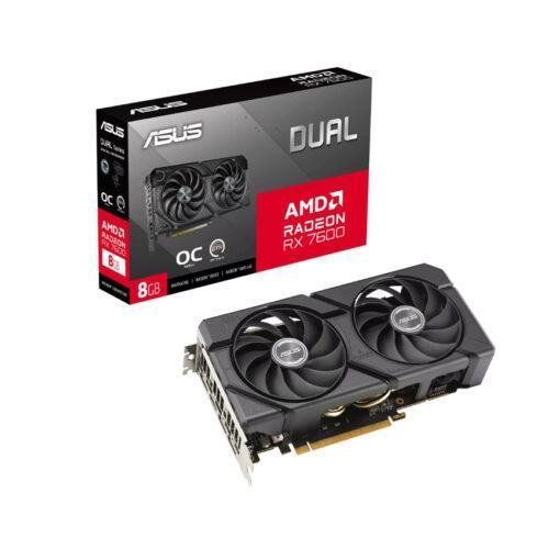 Card màn hình Asus DUAL RX 7600-O8G-EVO