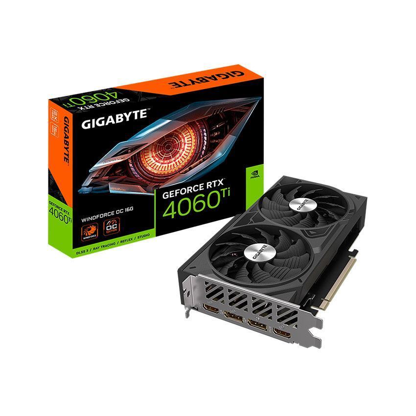 Card màn hình Gigabyte RTX 4060 Ti WINDFORCE OC 16GB