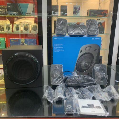 ảnh chụp loa Loa Logitech Z906 cùng phụ kiện