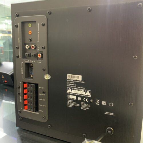 ảnh chụp khu vực kết nối Loa Logitech Z906