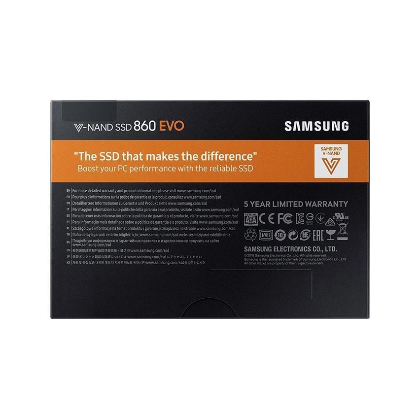 Ổ cứng SSD Samsung 860 EVO 500GB SATA III 2.5 inch - Cũ đẹp (Tray)