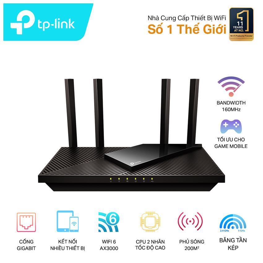 Bộ phát wifi 6 TP-Link Archer AX55 Pro (AX3000- Cổng 2.5G)