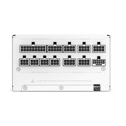 Nguồn máy tính NZXT C1000 Gold ATX 3.1 White – 1000W (80 Plus Gold/ Full Modular)