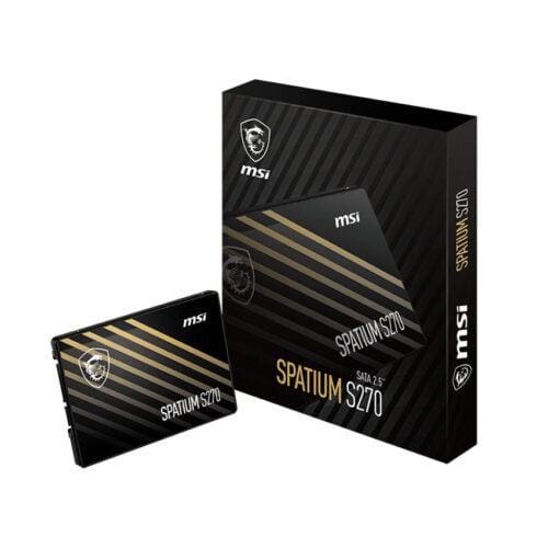 Ổ cứng SSD MSI SPATIUM S270 480GB SATA III 2.5 inch  (Đọc 500MB/s, Ghi 450MB/s)