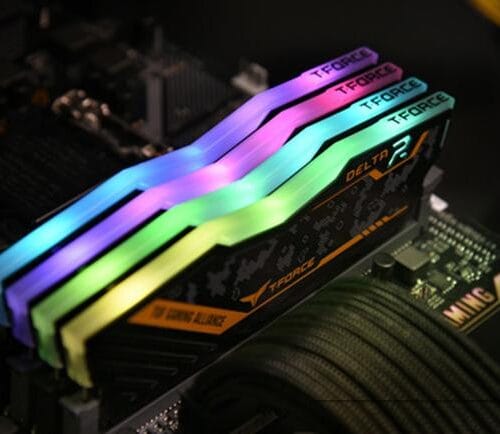 RAM Desktop TEAMGROUP DELTA TUF RGB (TF9D48G3200HC16C01) 8GB (1x8GB) DDR4 3200MHz
