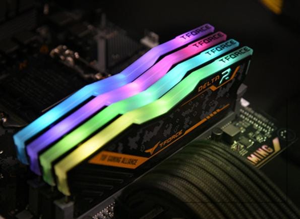 RAM Desktop TEAMGROUP DELTA TUF RGB (TF9D48G3200HC16C01) 8GB (1x8GB) DDR4 3200MHz
