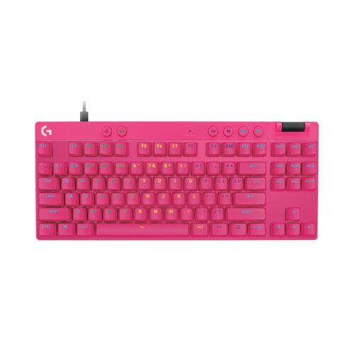 Bàn phím HE Logitech PRO X TKL RAPID (Màu Hồng)