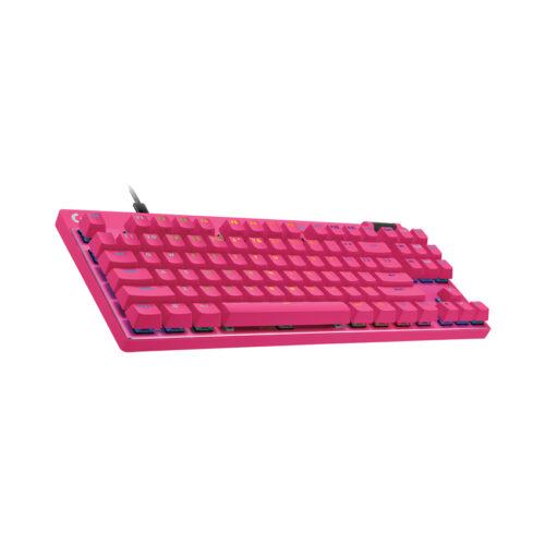 Bàn phím HE Logitech PRO X TKL RAPID (Màu Hồng)