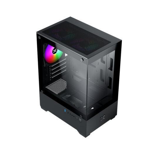 Vỏ case XIGMATEK VIEW II 3F Black (mATX/ 3 fan)