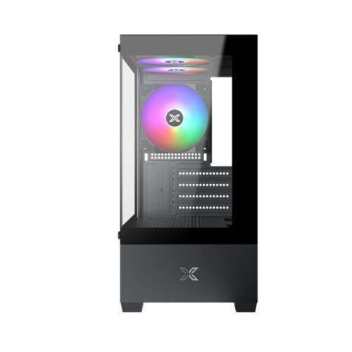 Vỏ case XIGMATEK VIEW II 3F Black (mATX/ 3 fan)