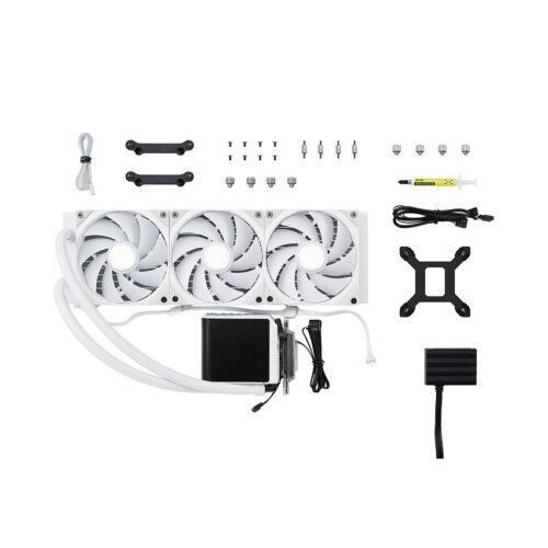 Tản nhiệt nước TRYX PANORAMA SE 360 ARGB White (Màn AMOLED 6.5/Bơm ASETEK Adela)